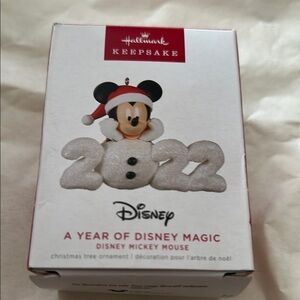 Hallmark Keepsake Disney Mickey Mouse 2022 Ornament - Black and White